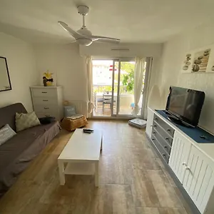 Appartement Studio à 50 m de la plage aperçue mer, Saint-Elme